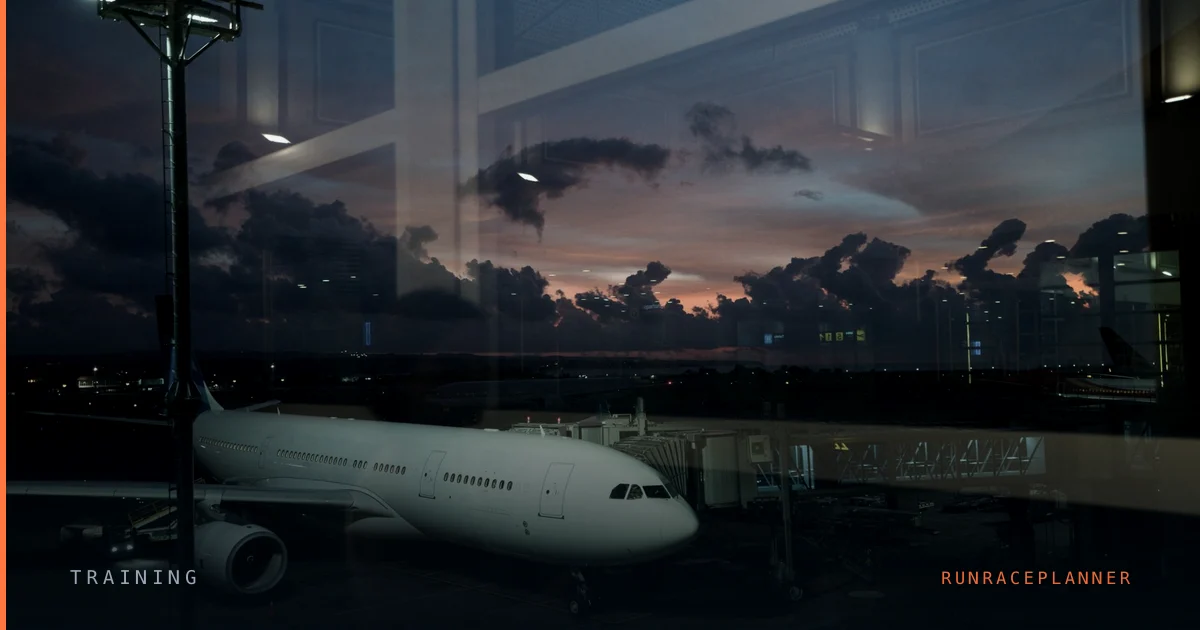 Jet lag at an away race: why eastward is harder than westward